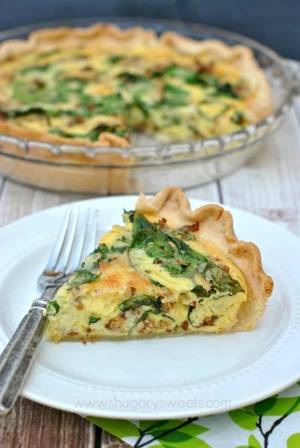 Asparagus & Brie Quiche (Fit)