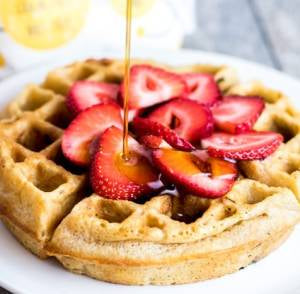 Belgium Waffles (Veg)