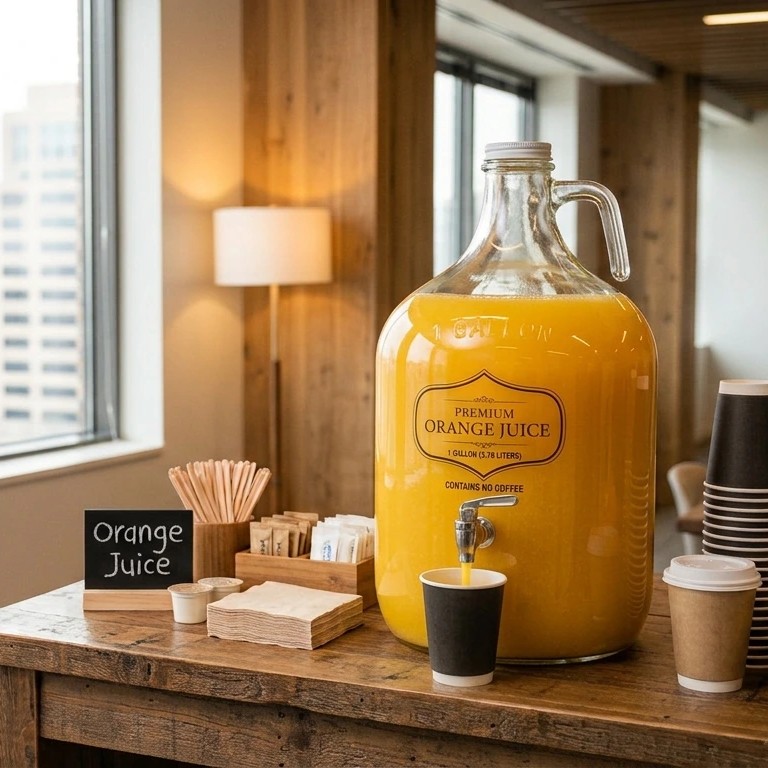 Bottle of Orange Juice 1 Gallon